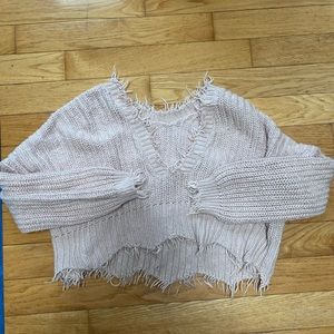 Wildfox fringe sweater